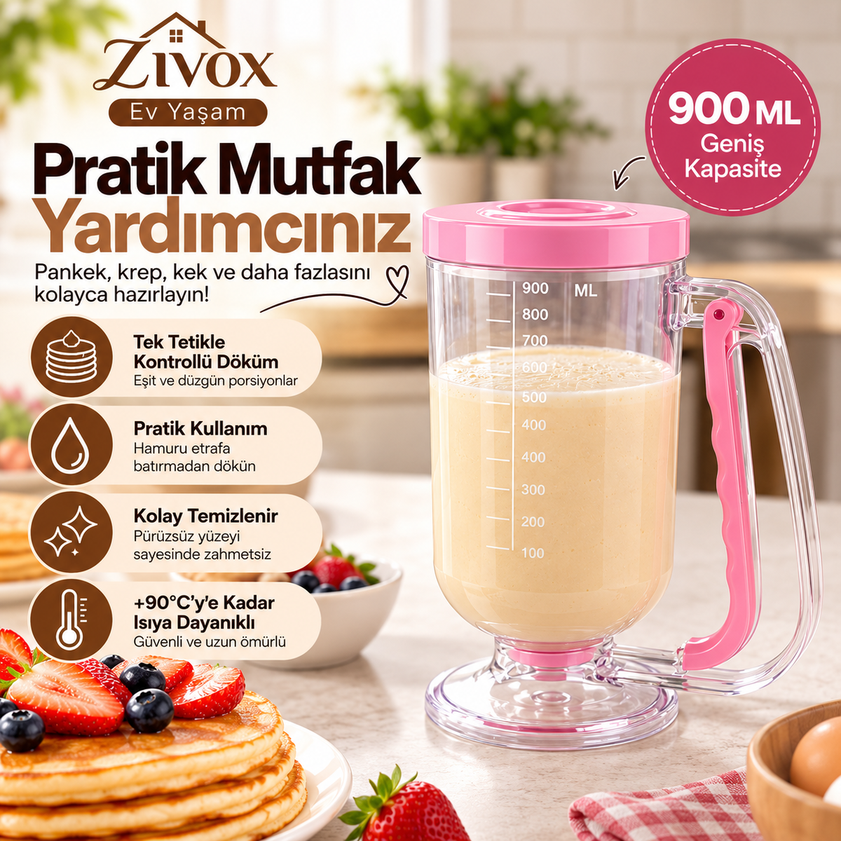 Zivox™ Hamur Porsiyonlayıcı