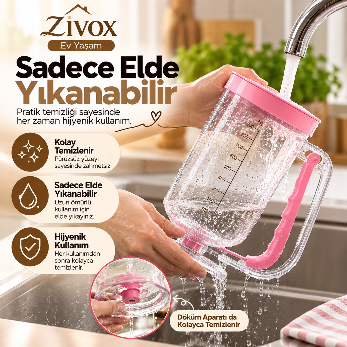 Zivox™ Hamur Porsiyonlayıcı