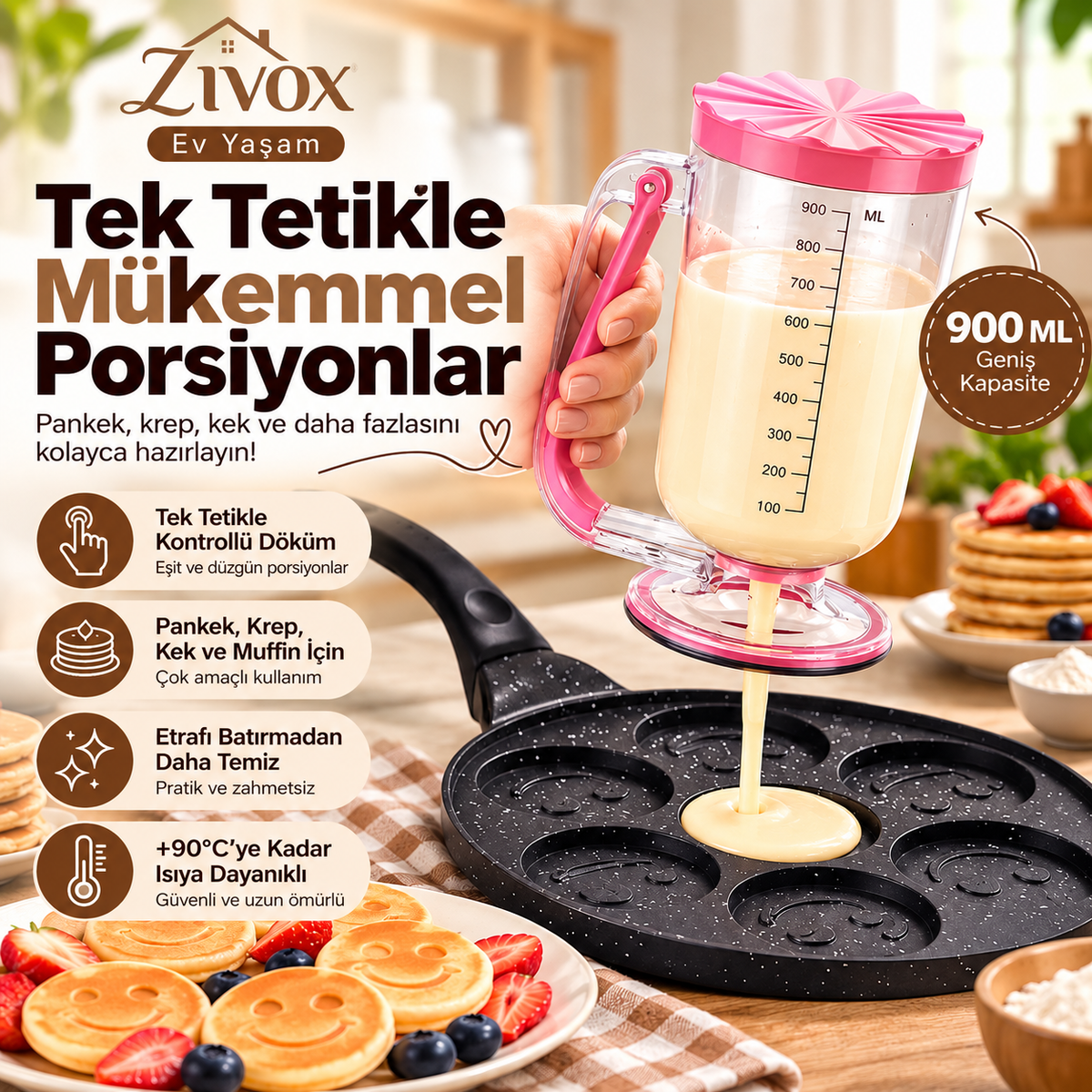 Zivox™ Hamur Porsiyonlayıcı