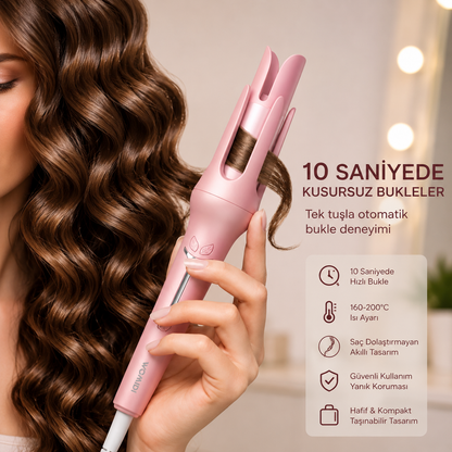 Zivox™ Otomatik Bukle Yapıcı Saç Şekillendirici