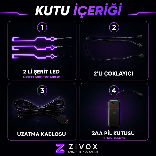 Zivox™ NeonRide LED Şerit