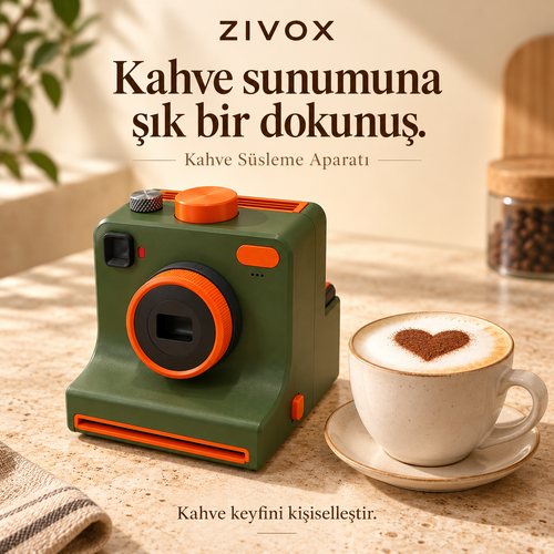 Zivox™ Kahve Süsleme Kamerası